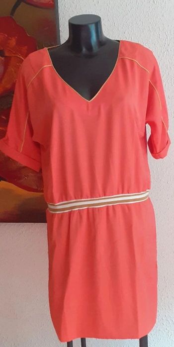 Robe biais doré T40