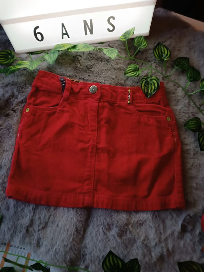 Jupe rouge orchestra fille 6 ans 116 cm