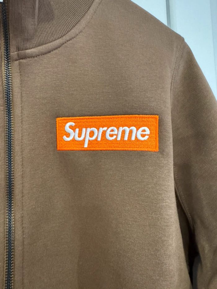 Pull / Sweat zippé Marron Supreme Taille L - photo numéro 2