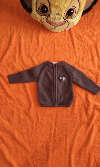 Gilet zippé Mickey 3 mois