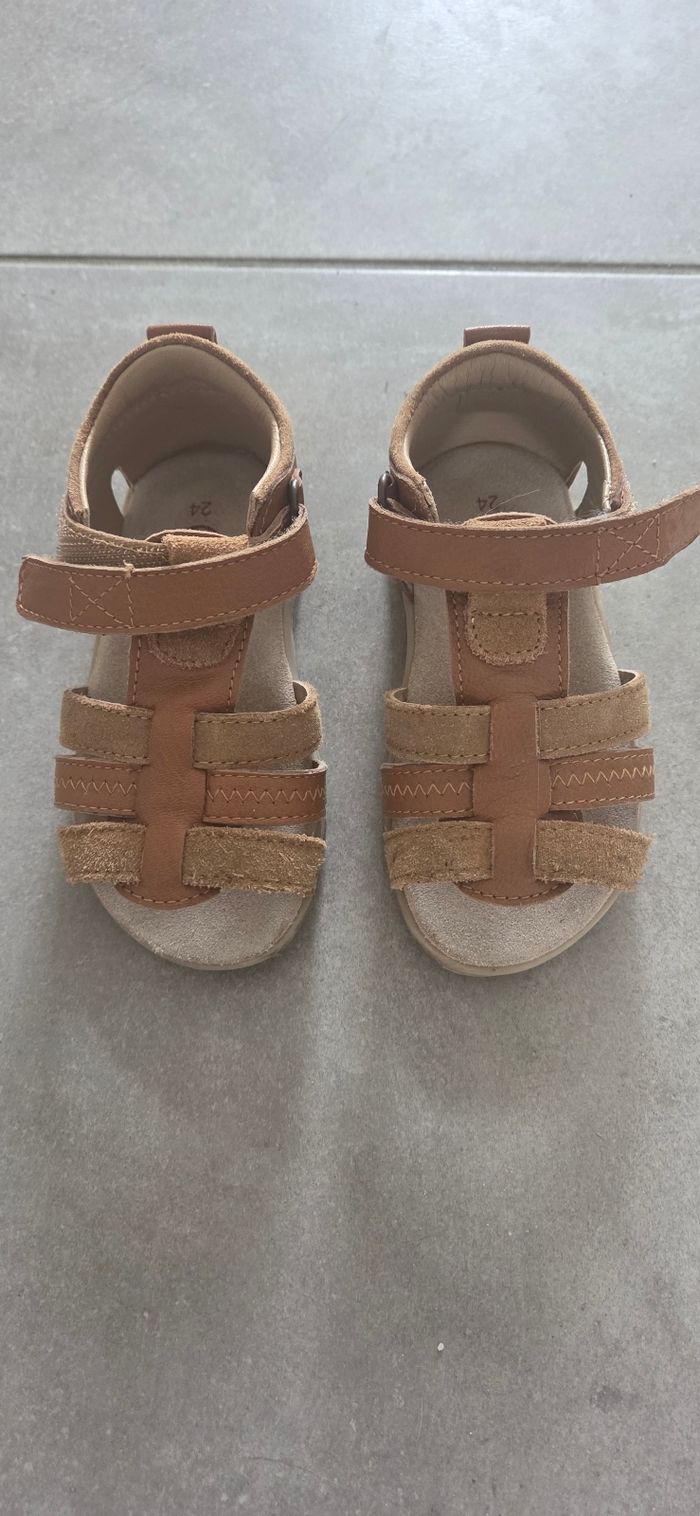 Sandalettes 24 magis cuir