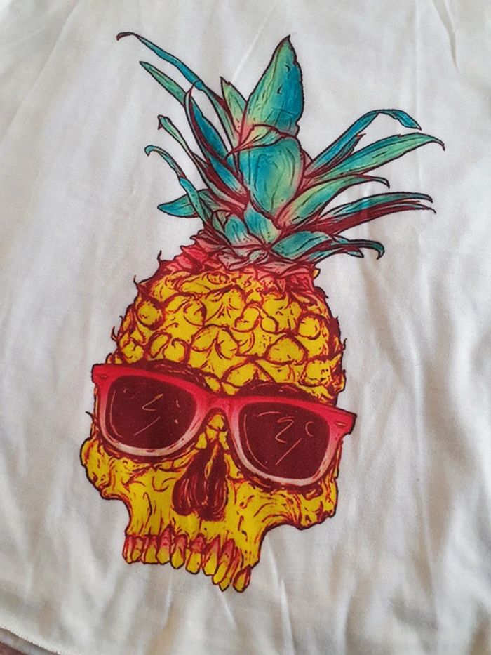 Débardeur crane ananas - photo numéro 2