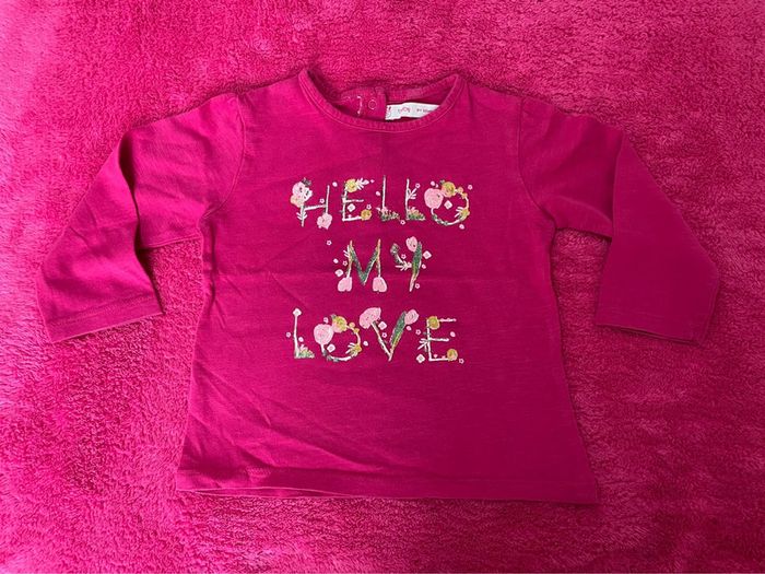 Blouse manches longues Gémo 18 mois - 80 cm