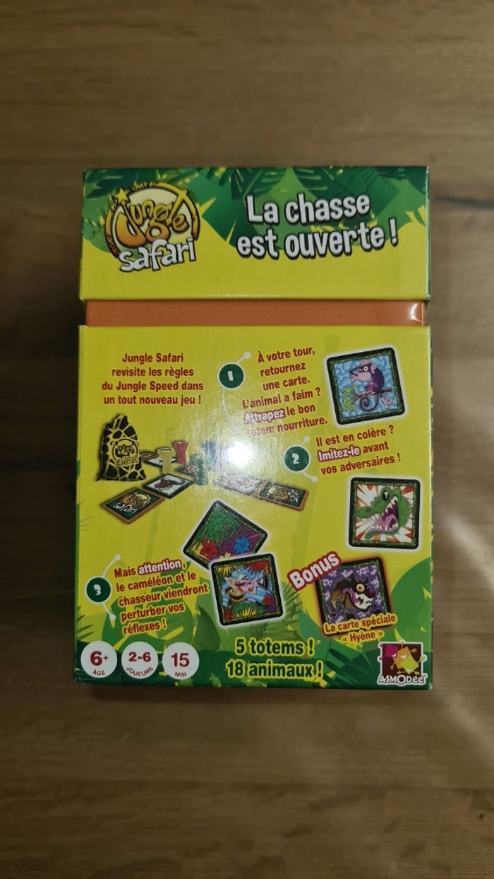 Neuf sous cellophane jeu de société Jungle Safari des éditions Asmodée - photo numéro 2