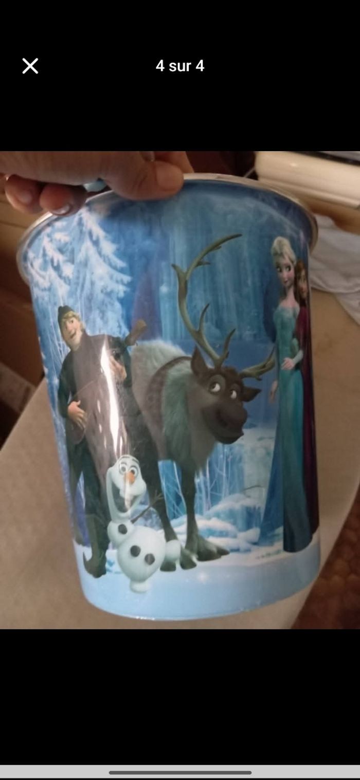 Corbeille à papier reine des neiges - photo numéro 2