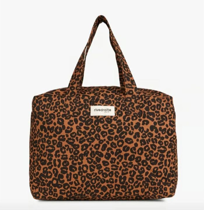 Grand sac Rive Doite léopard
