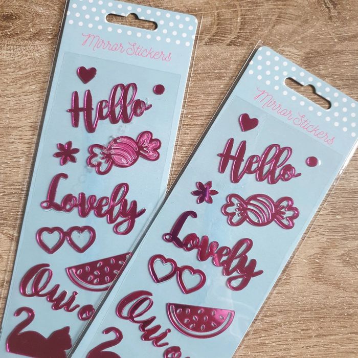 ⭐ Sachets stickers miroirs ⭐ #emyfleury_scrapbooking - photo numéro 2