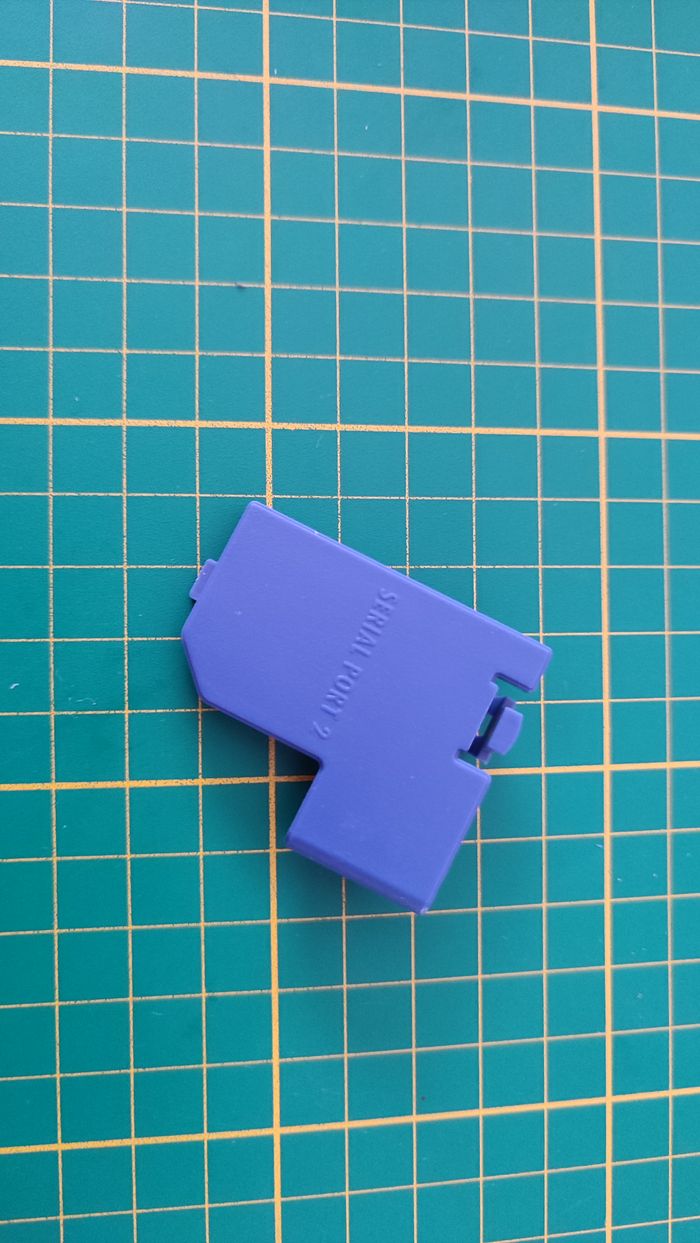 Cache serial port 2 ABS 2-1 pièce détachée console de jeux Nintendo Gamecube DOL-001 (EUR) #E37