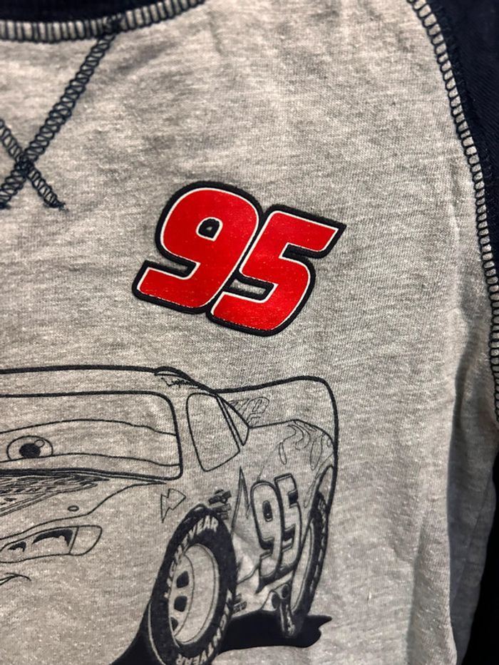 Tee shirt manches longues cars 3 ans - photo numéro 3