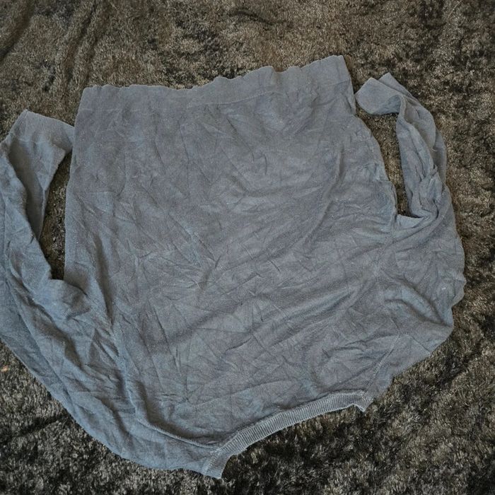 Pull Col v bleu marine pima coton  tommy hilfiger - photo numéro 5