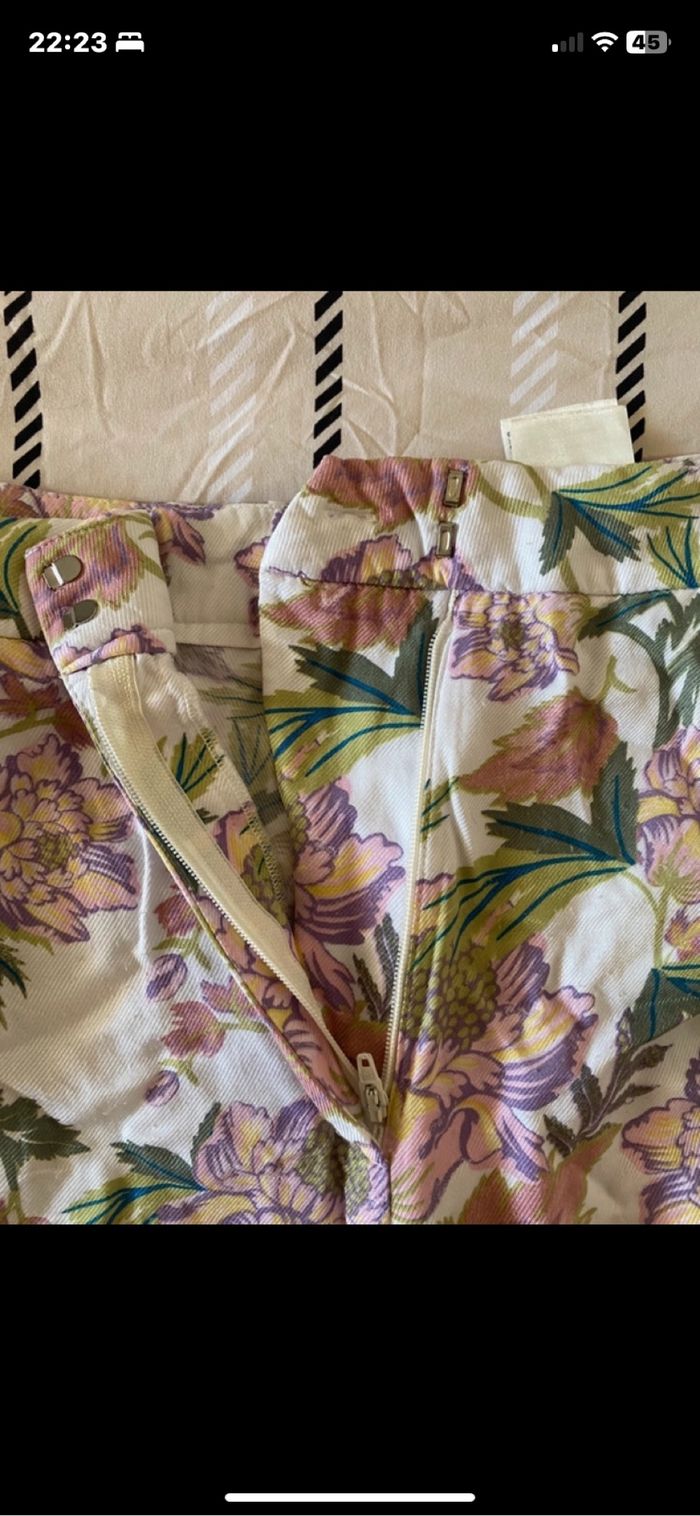 Pantalon imprimé fleurs - photo numéro 5