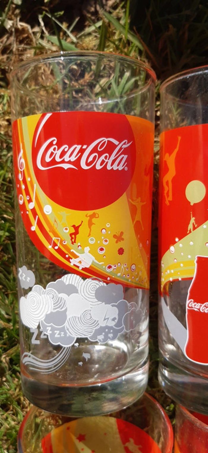 verres coca cola multicolore - photo numéro 3