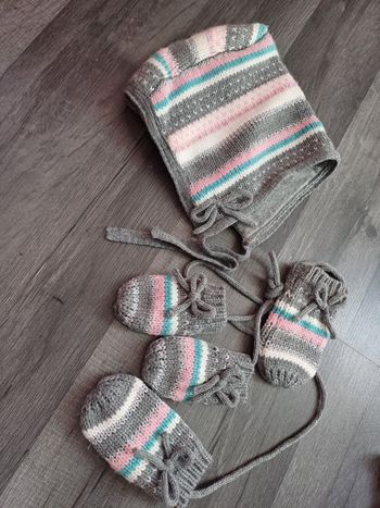 Ensemble bonnet+ gants