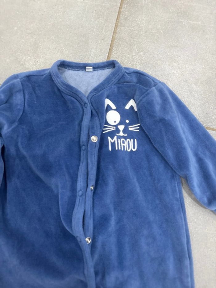 Pyjama bleu miaou - photo numéro 2