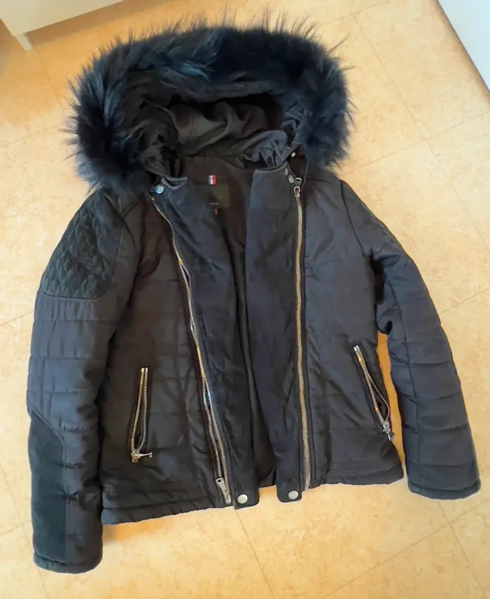 Vest avec capuche fourrure pour homme taille S horspist - photo numéro 3