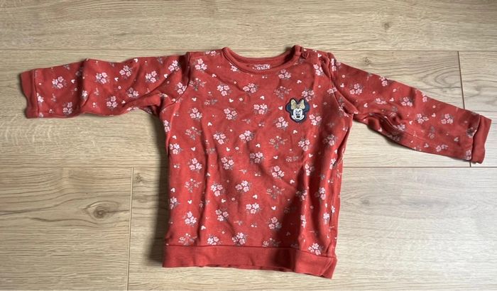 Ensemble Jean rose et Sweat rouge Minnie - photo numéro 2