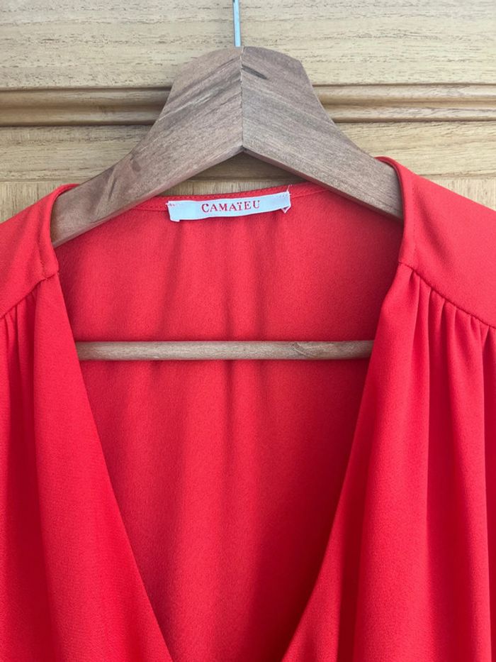 Robe cérémonie / été corail femme 36 - photo numéro 3