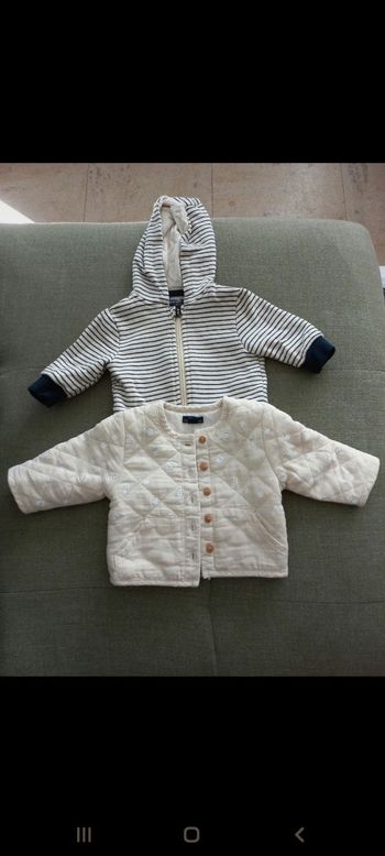 Vestes 1 mois