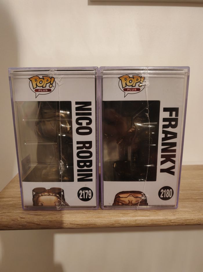 Figurine funko pop plus Franky et Nico Robin statue bronze - photo numéro 4
