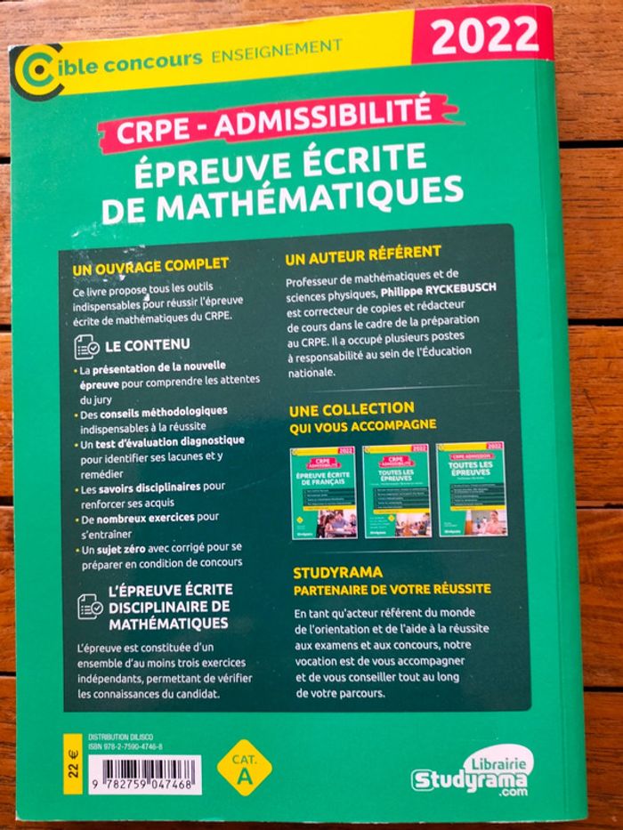 CRPE admissibilité épreuves écrites de mathématiques 2022 - photo numéro 2