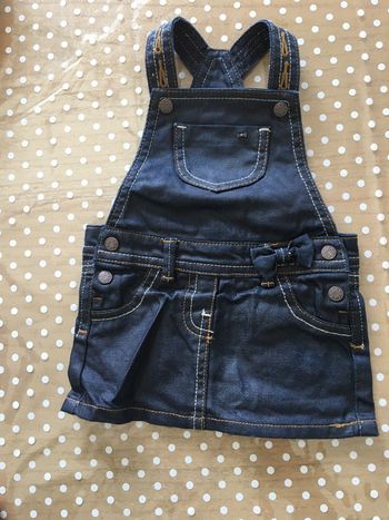 Robe courte en jean 3 mois