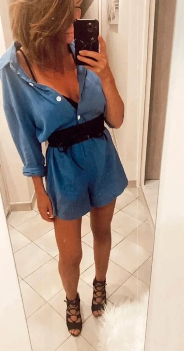 Combishort Bleu azur T40/42 💙