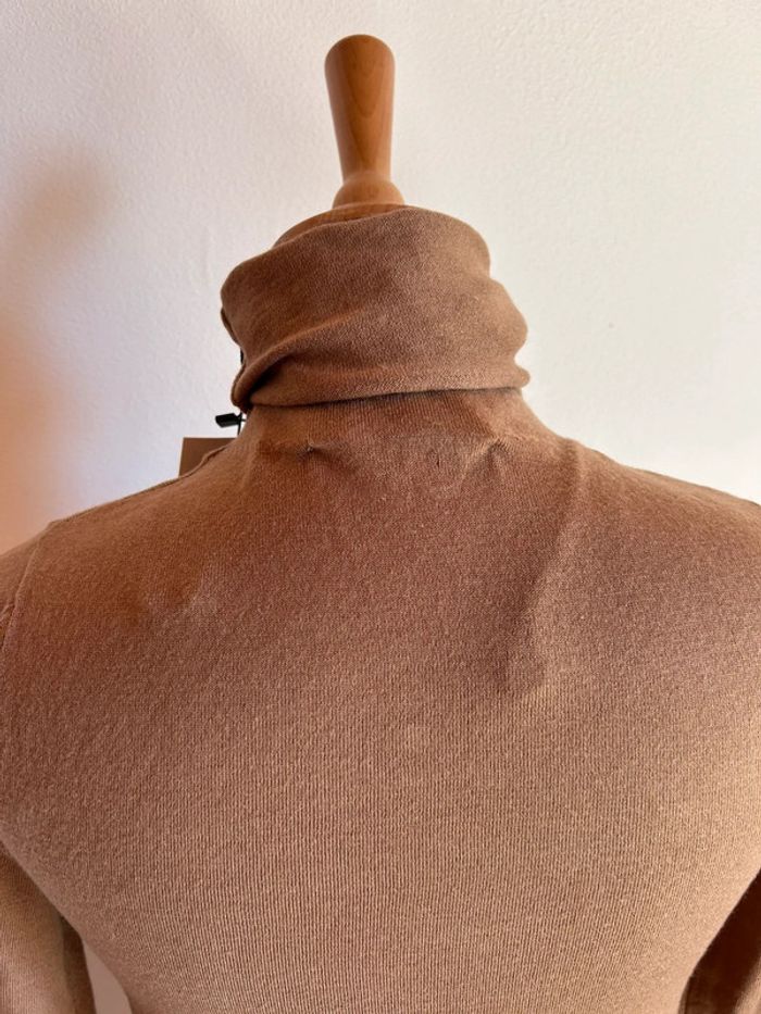 Pull col roulé, marron/camel, Zara - photo numéro 10