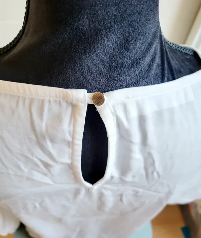 Blouse blanche chic Promod - photo numéro 8