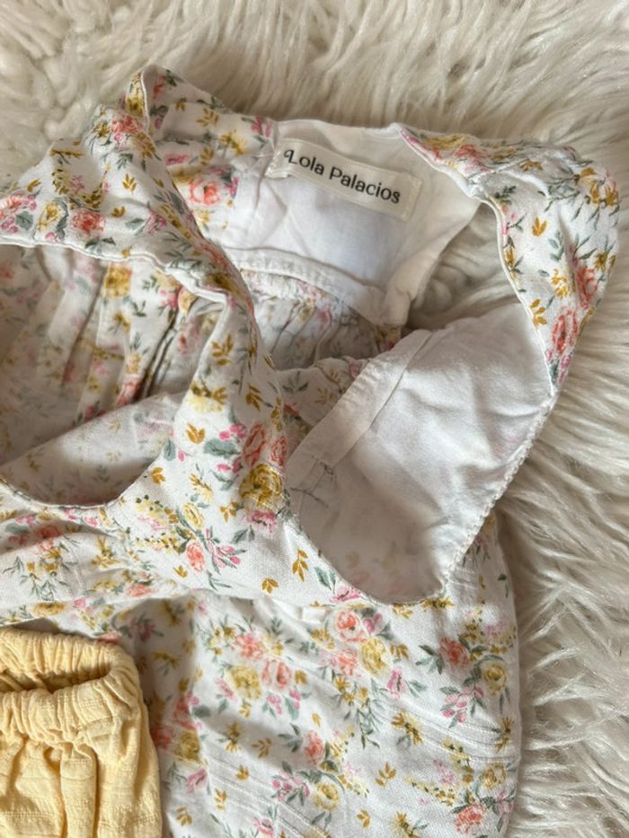Fille 👧🏻 Ensemble d’été liberty lola palacios taille 18 mois - photo numéro 4