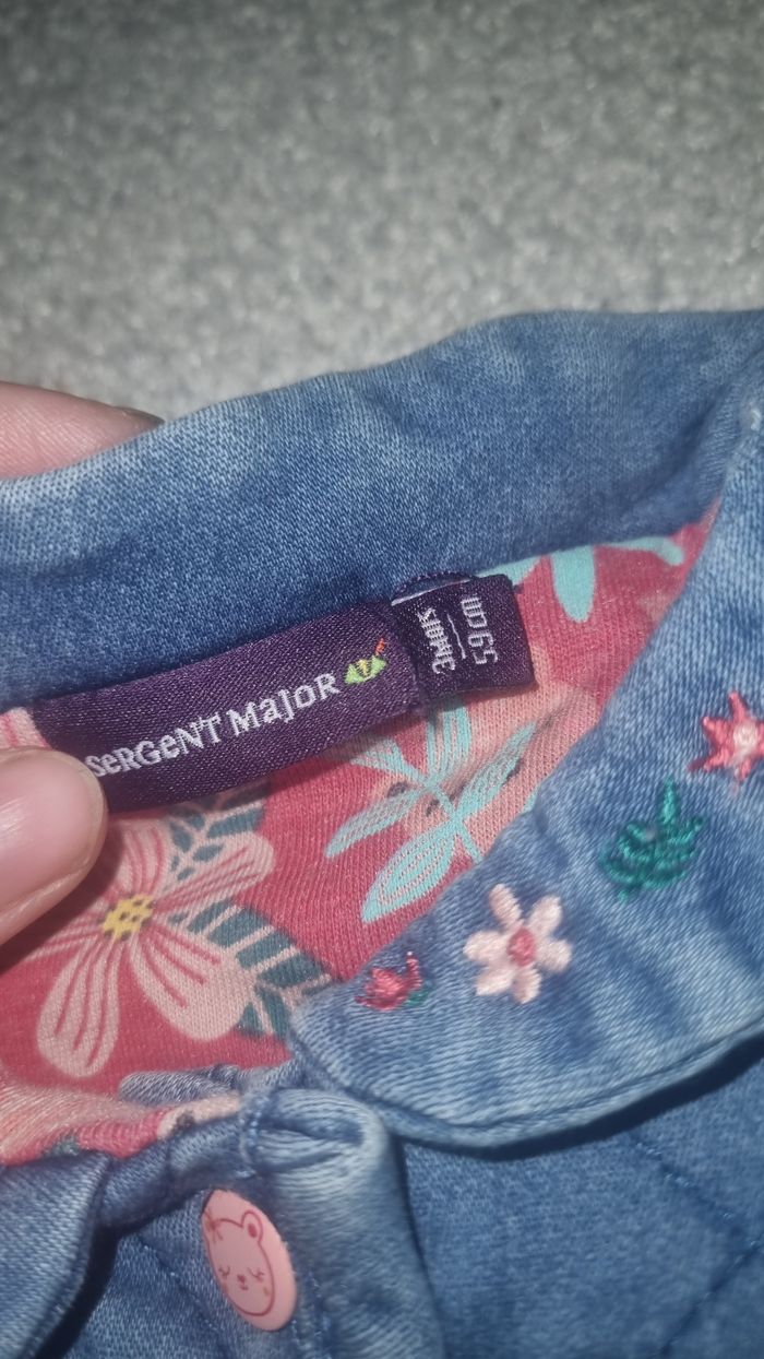 Veste en jeans effet délavée - photo numéro 3