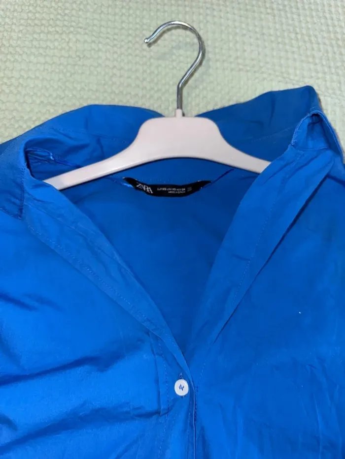 Chemise Zara bleu taille xs - photo numéro 3