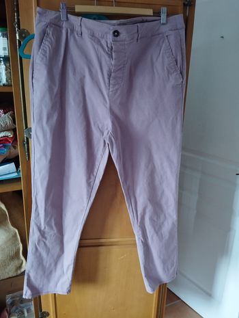 Pantalon cargo lilas mixte 