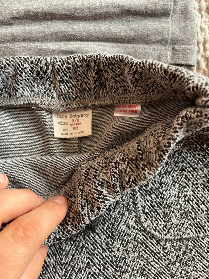 Ensemble t shirt pantalon bébé baby Zara boys - photo numéro 4