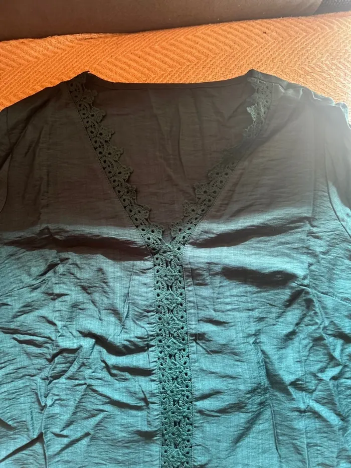Blouse verte - photo numéro 3