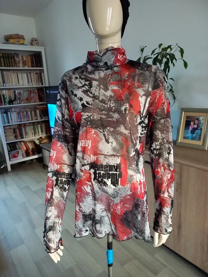 Pull femme transparent XL - photo numéro 3