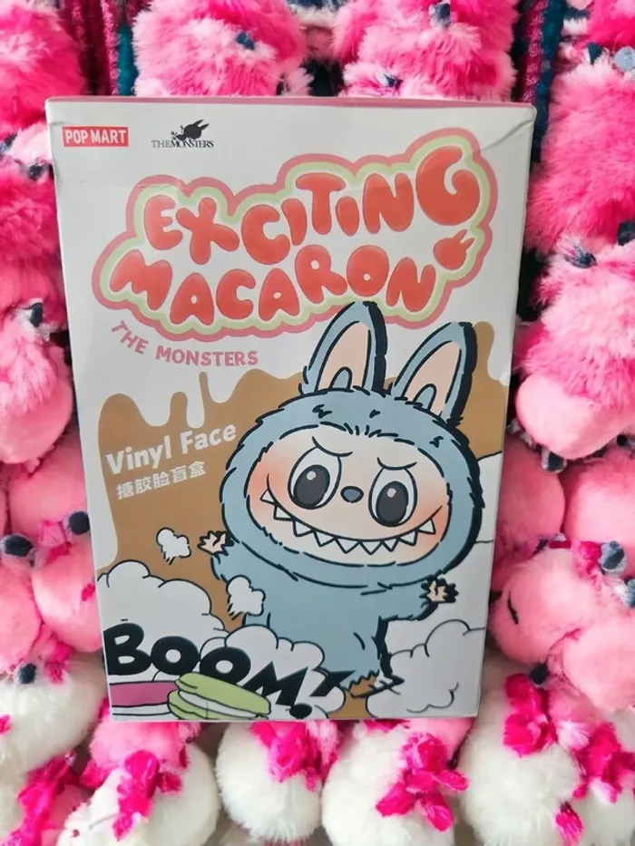 Figurine Labubu  Pop mart The Monsters – Exciting Macaron (Vinyl Face)