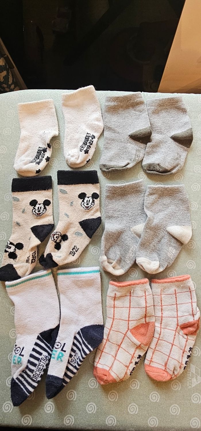 Lot chaussettes garçon 19/22