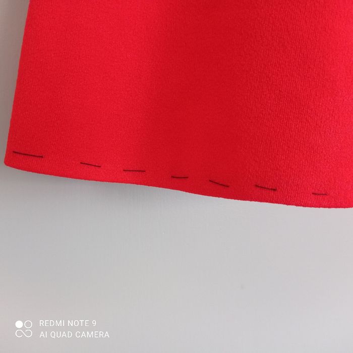Robe rouge et blanche vintage t34/36 - photo numéro 4