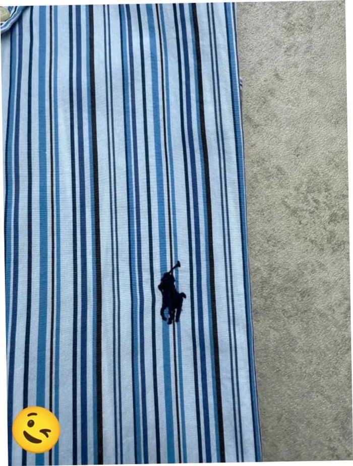 Chemise Ralph Lauren manches longues Taille L bleu Homme Men CHE129 - photo numéro 2