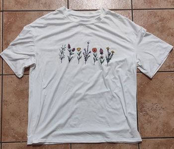 T-shirt floral Shein S