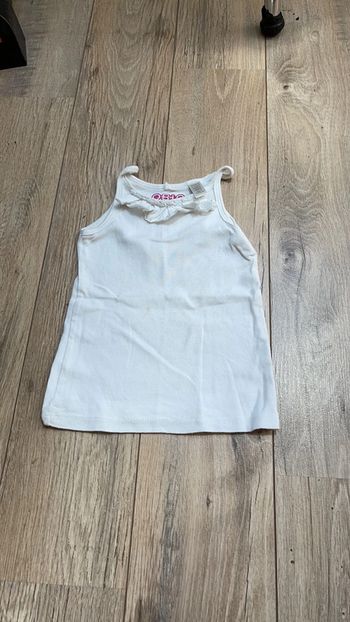 Débardeur blanc Okaïdi 4 ans