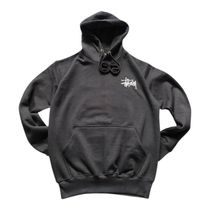 hoodie rework stussy style noir très bon état taille S - photo numéro 3