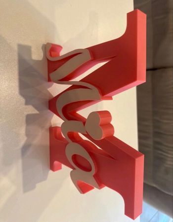 Décoration Prénom mia