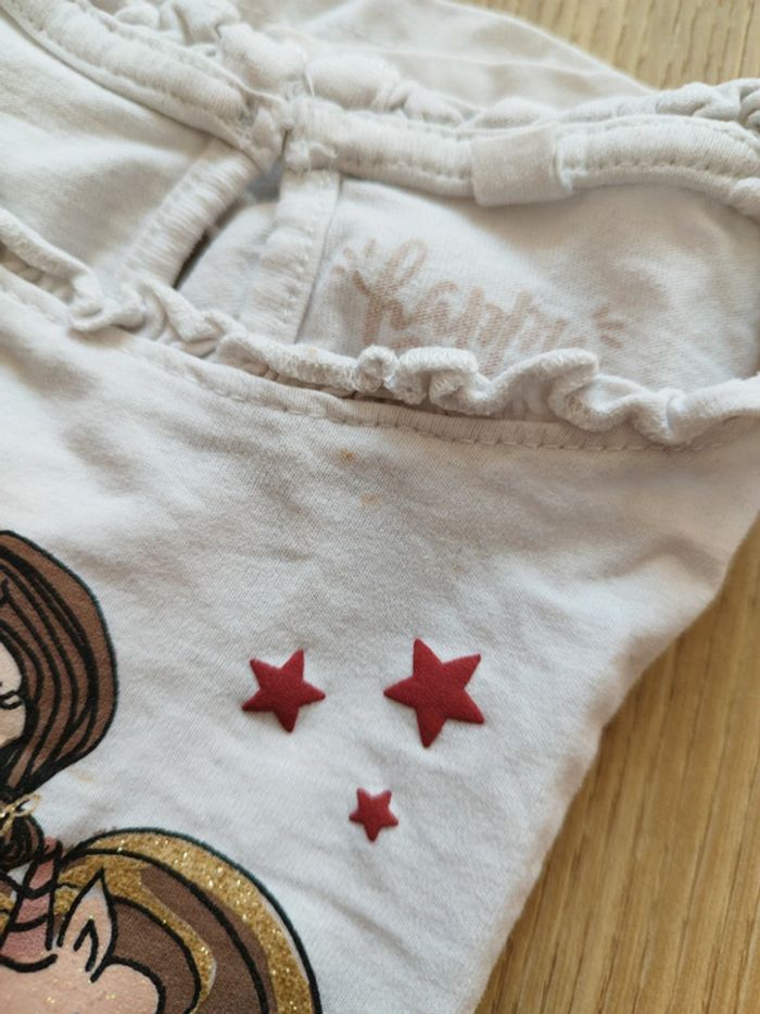 Lot de t-shirt manches longues fille 4 ans à motif - photo numéro 4