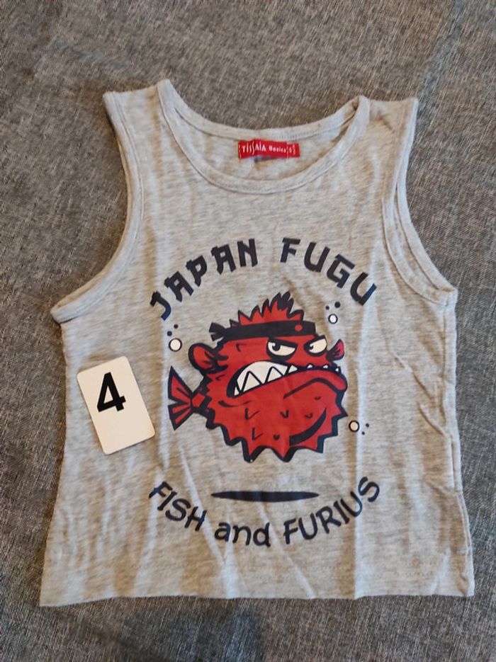 Tee-shirt Marcel japan fugu taille 4 ans