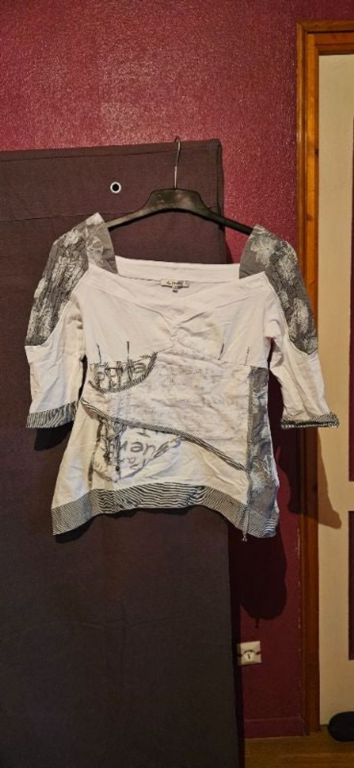 t shirt manche 3/4