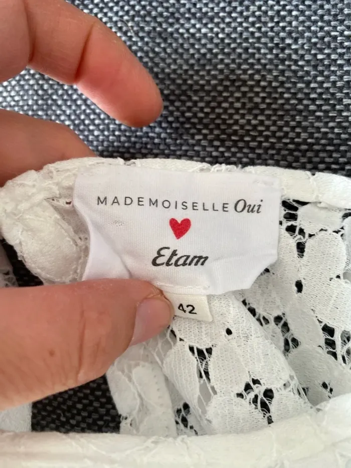 Haut cérémonie Mademoiselle Oui Etam - Taille 42 - photo numéro 3
