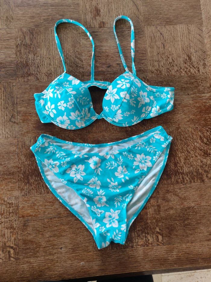 Maillot de bain deux pièces vintage taille 44