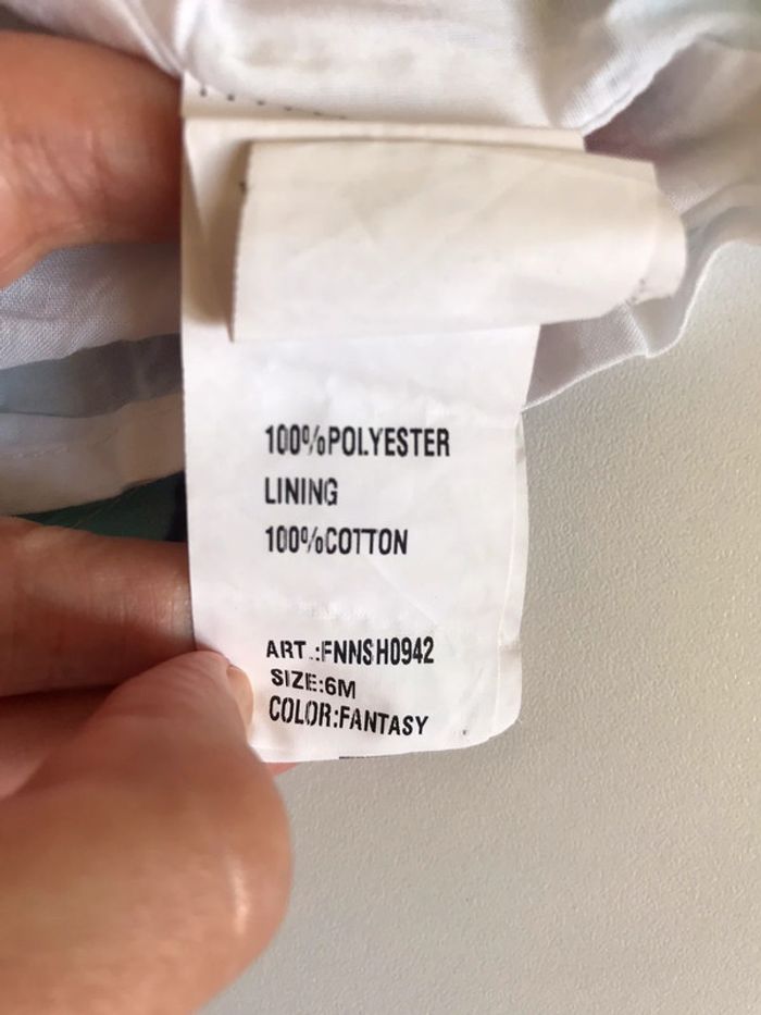 Blouse fleurs F&F 6 mois été fille - photo numéro 7