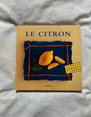 Livre de cuisine Le citron